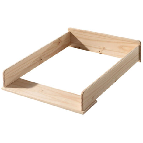Paris Prix – Plan à langer pour commode 'Kiddy' 72cm – Pin massif et MDF – Dimensions L. 72 x l. 53 x H. 14 cm – Facile d'entretien et utilisation