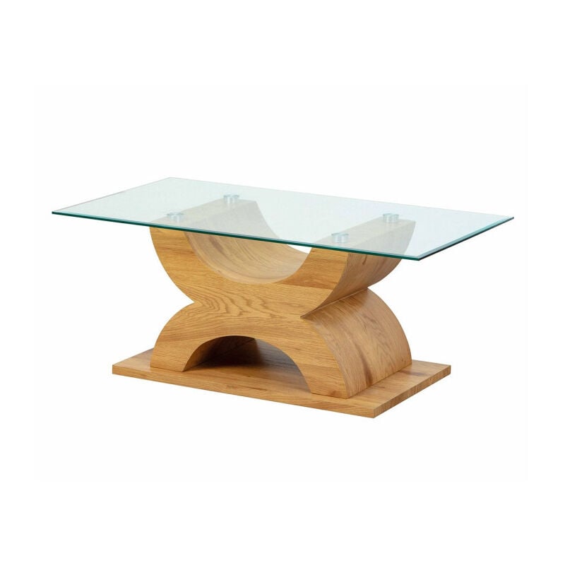 Table Basse Rectangulaire 'Magnola' 110cm Naturel