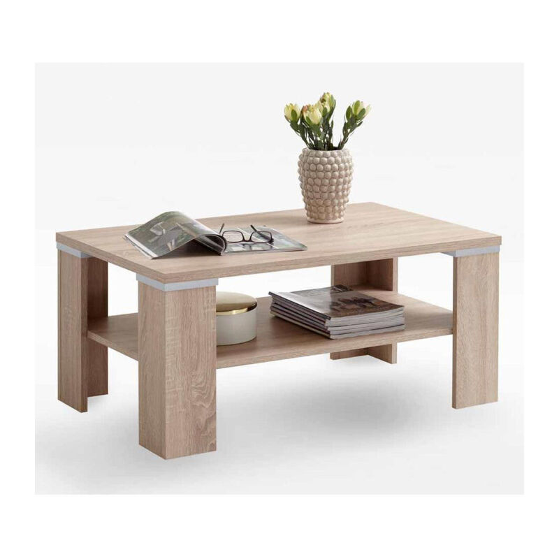 Paris Prix - Table Basse Rectangulaire tiante 100cm Naturel
