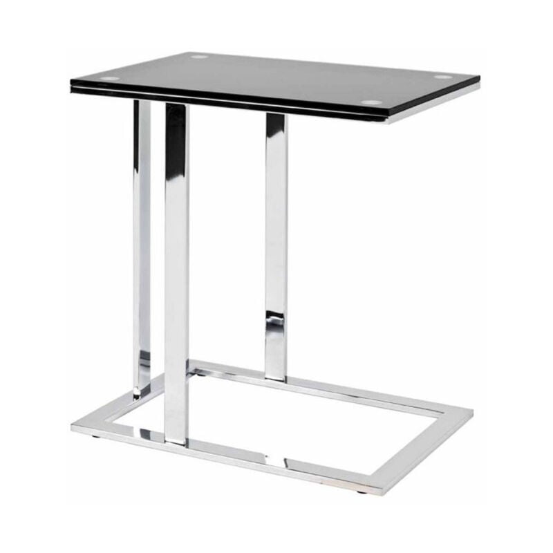 Table d'Appoint Design "Henia" 58cm Noir
