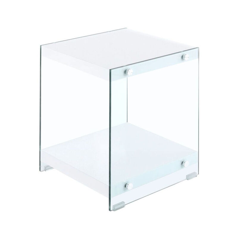 Paris Prix - Table D'appoint En Bois elementary 45cm Blanc