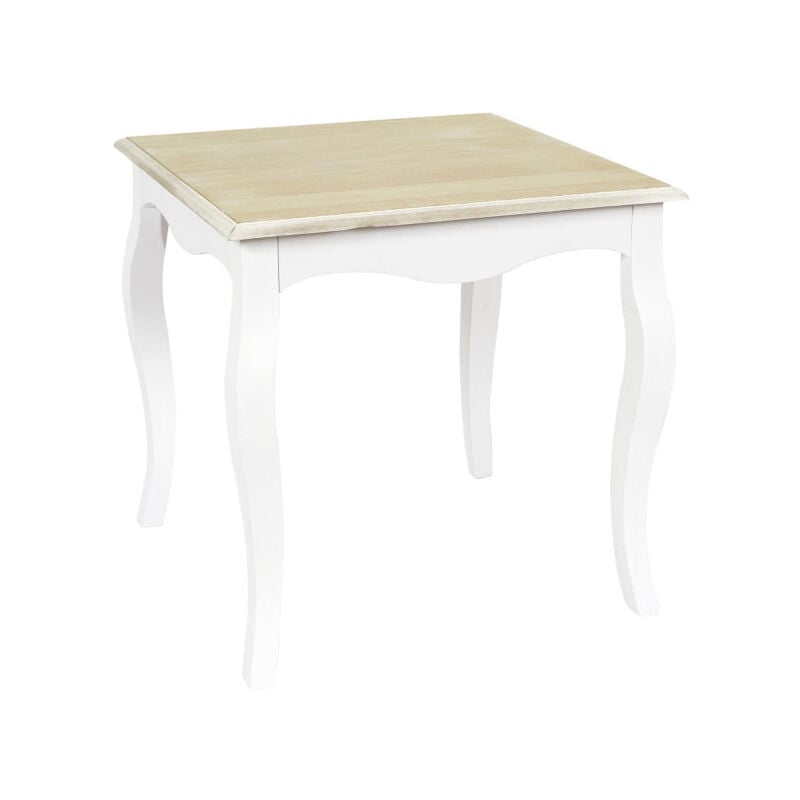 Table d'Appoint en Bois 'Victoria' 45cm Blanc