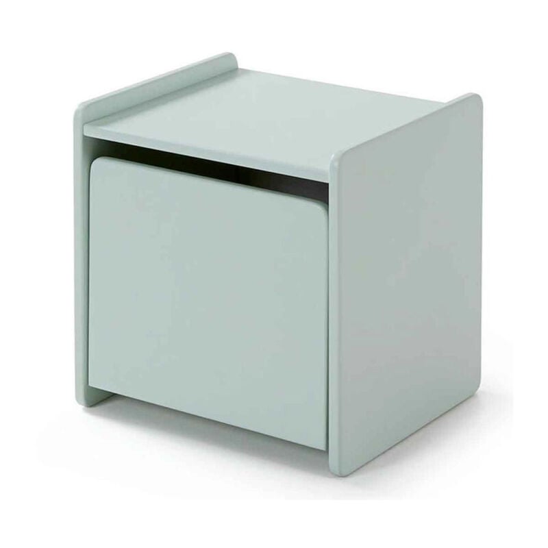 Paris Prix - Table de Chevet Enfant 'Kiddy' 40cm Vert Menthe