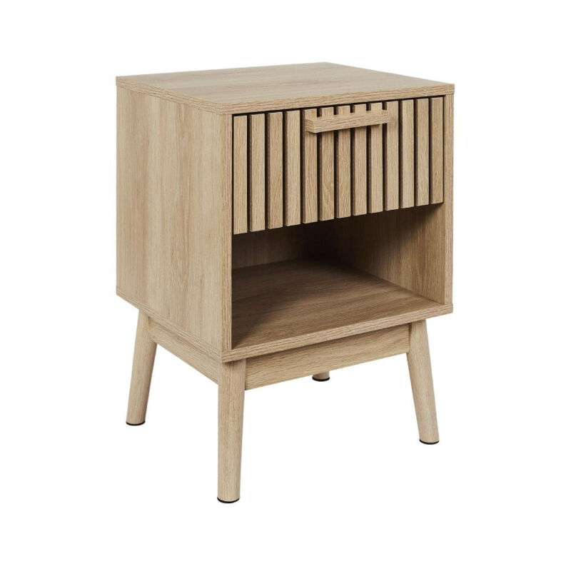 Table de Chevet Design 'Klaus' 55cm Marron Table de Chevet Design 'Klaus' 55cm Marron