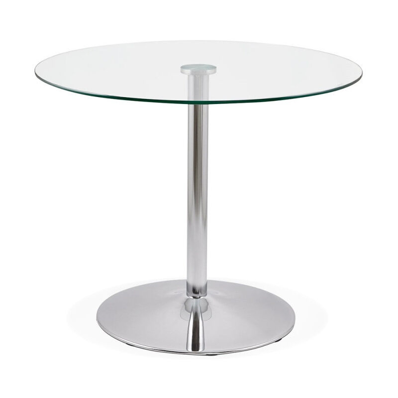 Table de Repas 'Anaba' 90cm Transparent