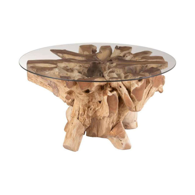 Table de Repas en Teck 'Raoul' 82cm Naturel