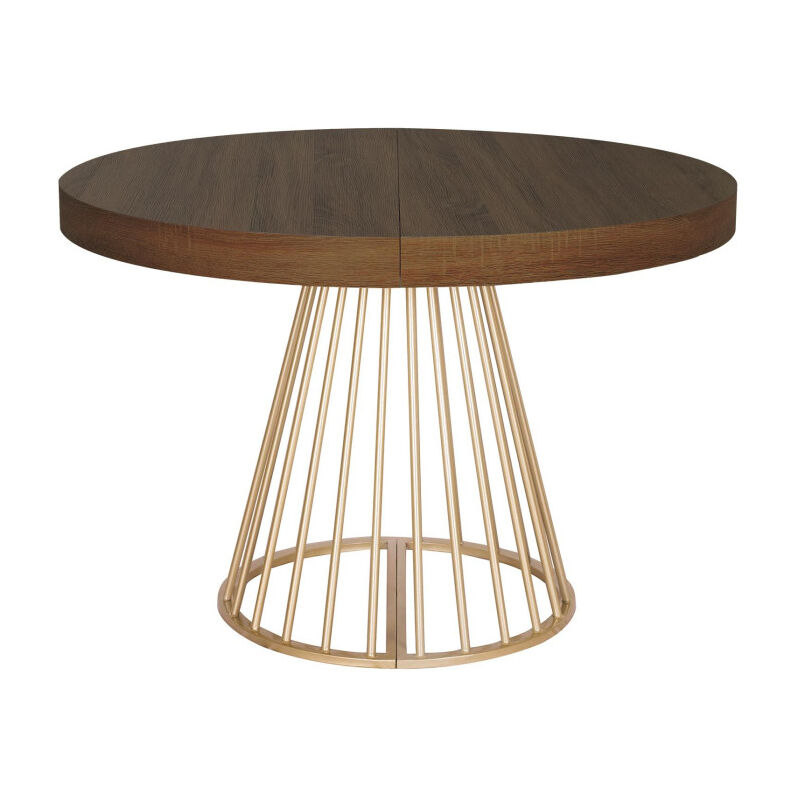Paris Prix - Table de Repas Extensible 'Resoa' 110-260cm Noisette Paris Prix - Table de Repas Extensible 'Resoa' 110-260cm Noisette