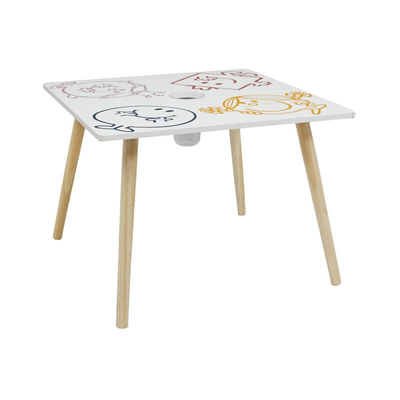 Table Enfant 'Monsieur & Madame®' 60cm Multicolore