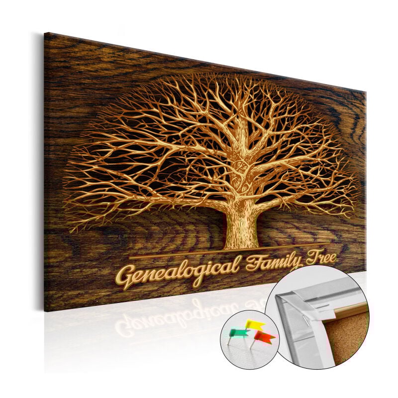 Tableau en Liège 'Panneau - Family Tree' 80 x 120 cm