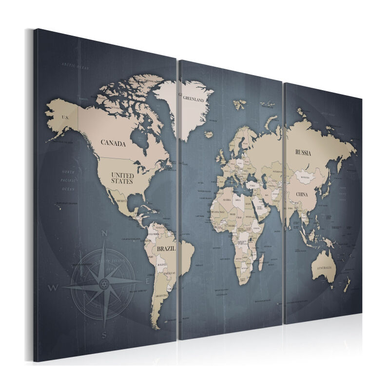 Tableau Imprimé 'Anthracitic World' 80 x 120 cm