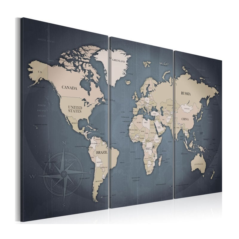 Tableau Imprimé 'Anthracitic World' 60 x 90 cm