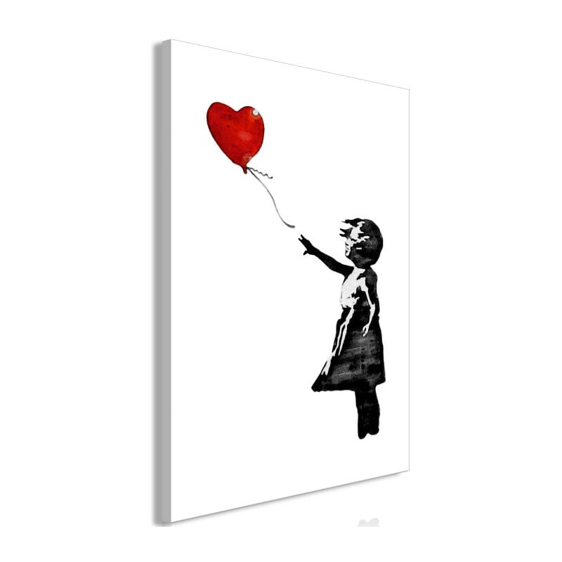 Tableau Imprimé 'Banksy - Girl with Balloon' 60 x 90 cm