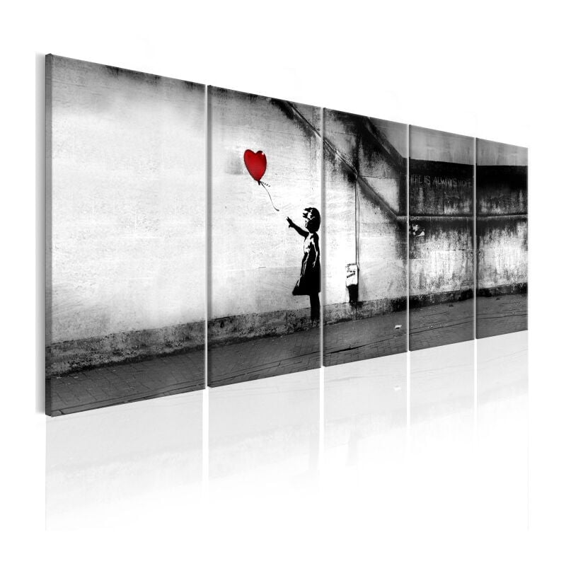 Tableau Imprimé 'Banksy - Runaway Balloon' 90 x 225 cm