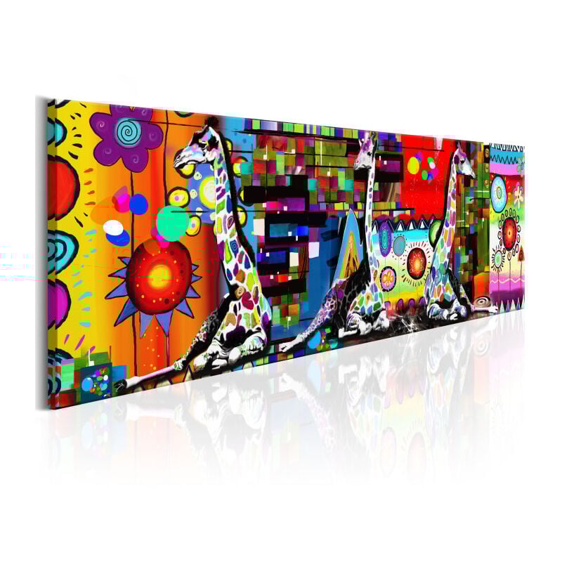 Tableau Imprimé 'Colourful Savannah' 45 x 135 cm