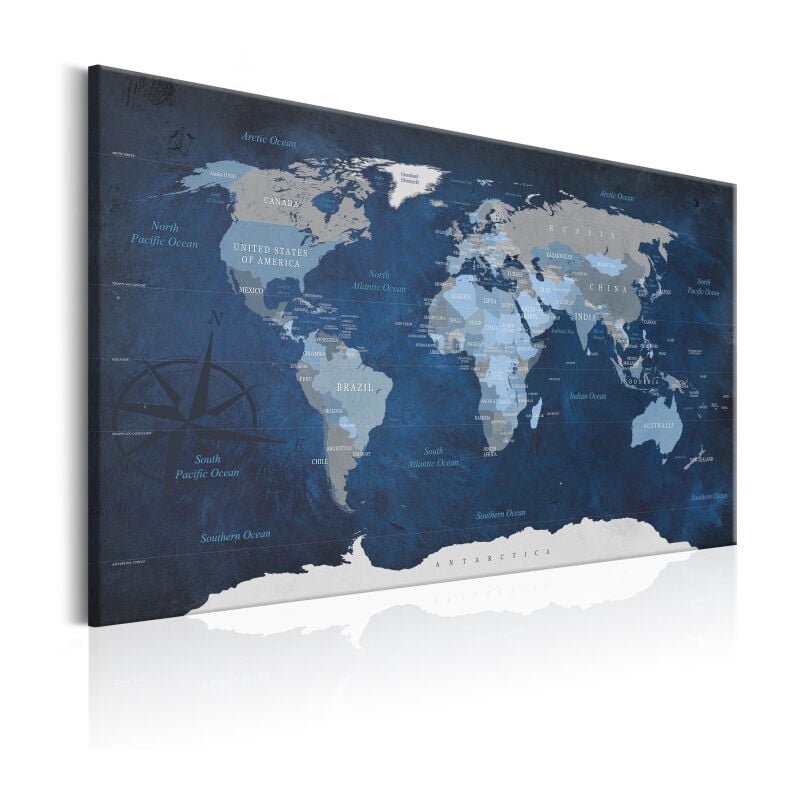 Tableau Imprimé 'Dark Blue World' 60 x 90 cm