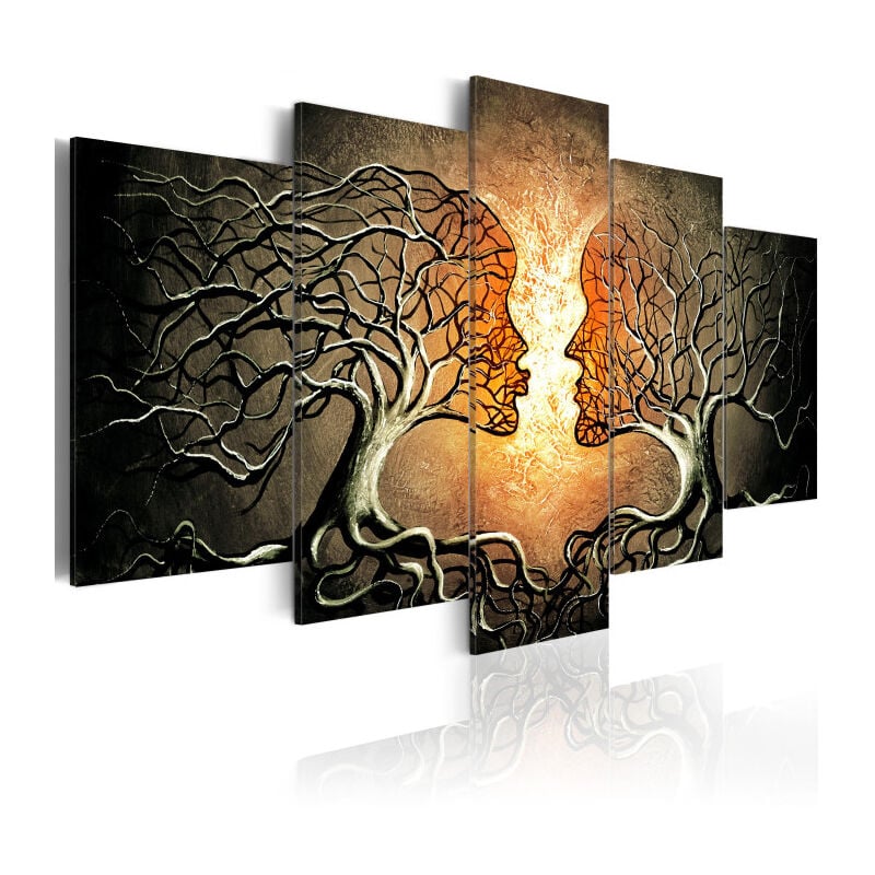 Tableau Imprimé 'Love Entanglement' 50 x 100 cm