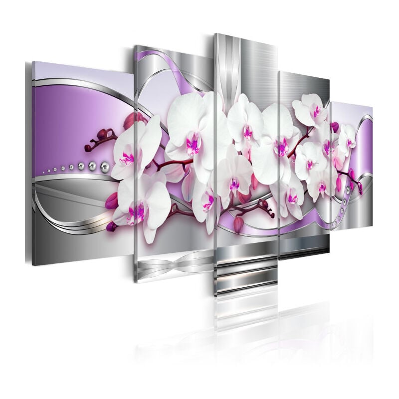 Tableau Imprimé 'Orchidée & Fantaisie' 100 x 200 cm