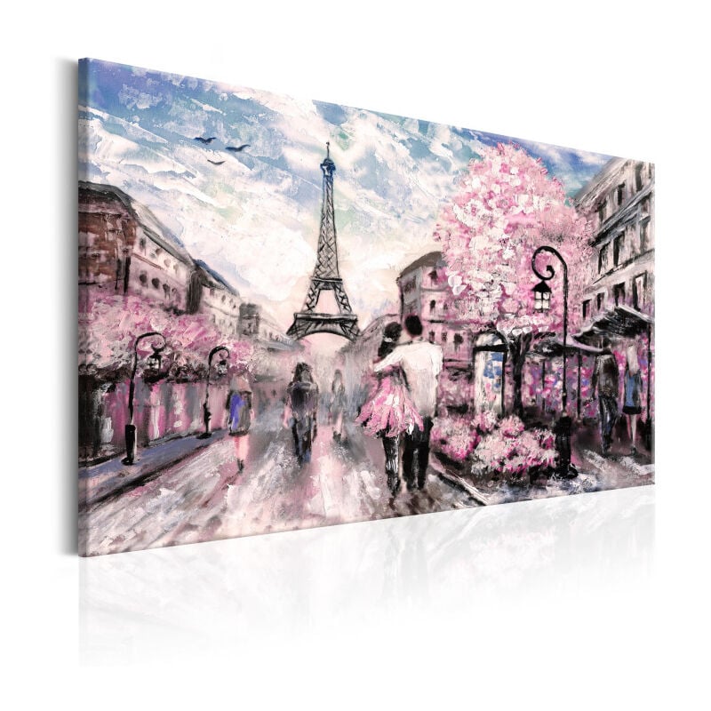 Tableau Imprimé 'Paris en Rose' 60 x 90 cm