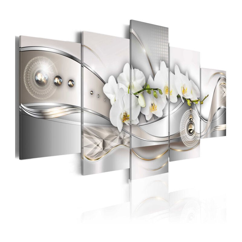 Tableau Imprimé 'Pearl Dance of Orchids' 100 x 200 cm