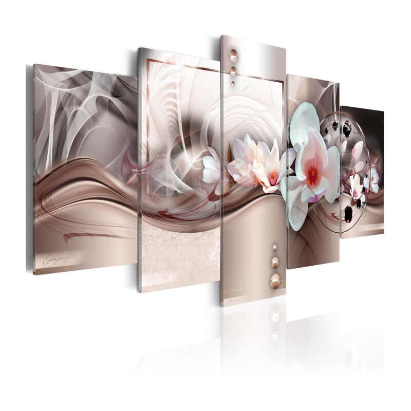 Tableau Imprimé 'Pink Mystery' 50 x 100 cm