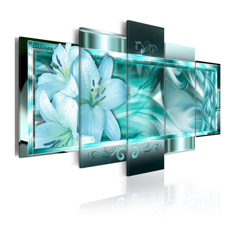 Tableau Imprimé 'Rêve Azur' 50 x 100 cm