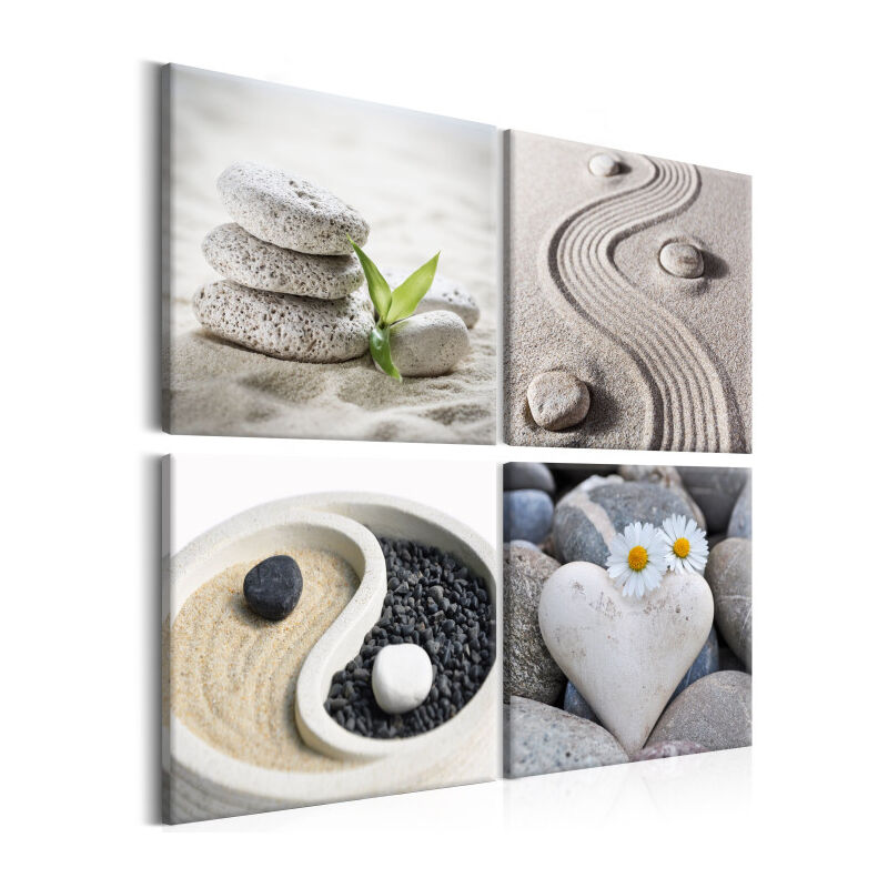 Tableau Imprimé 'Sea : Yin & Yang' 40 x 40 cm