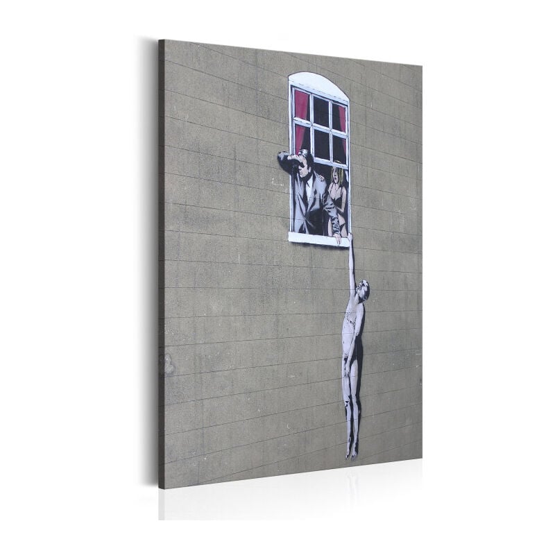 Tableau Imprimé 'Well Hung Lover - Banksy' 60 x 90 cm