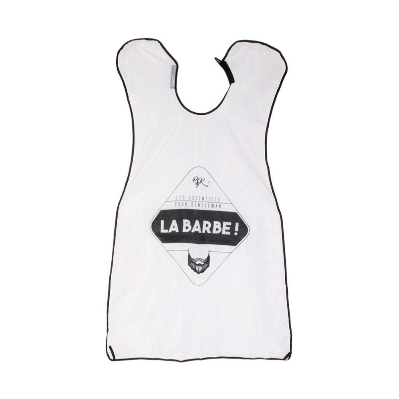 Tablier à Barbe & Moustache 'Homme' 110cm Blanc Tablier à Barbe & Moustache 'Homme' 110cm Blanc