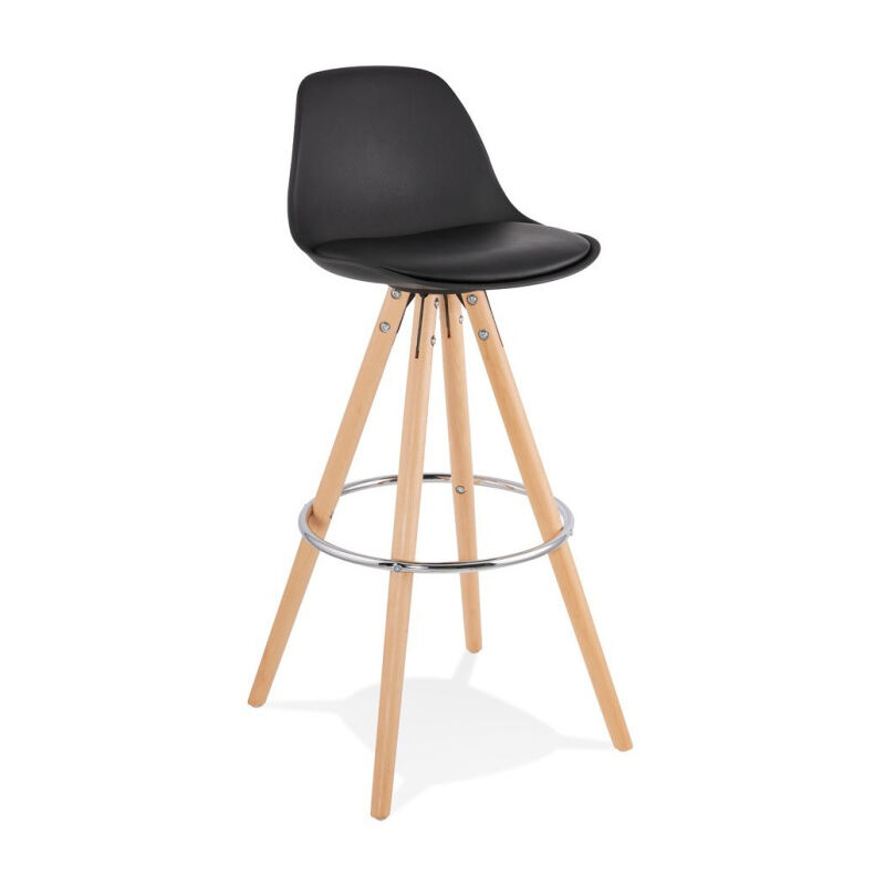 Paris Prix - Tabouret de Bar 'Bjarki' 95cm Noir