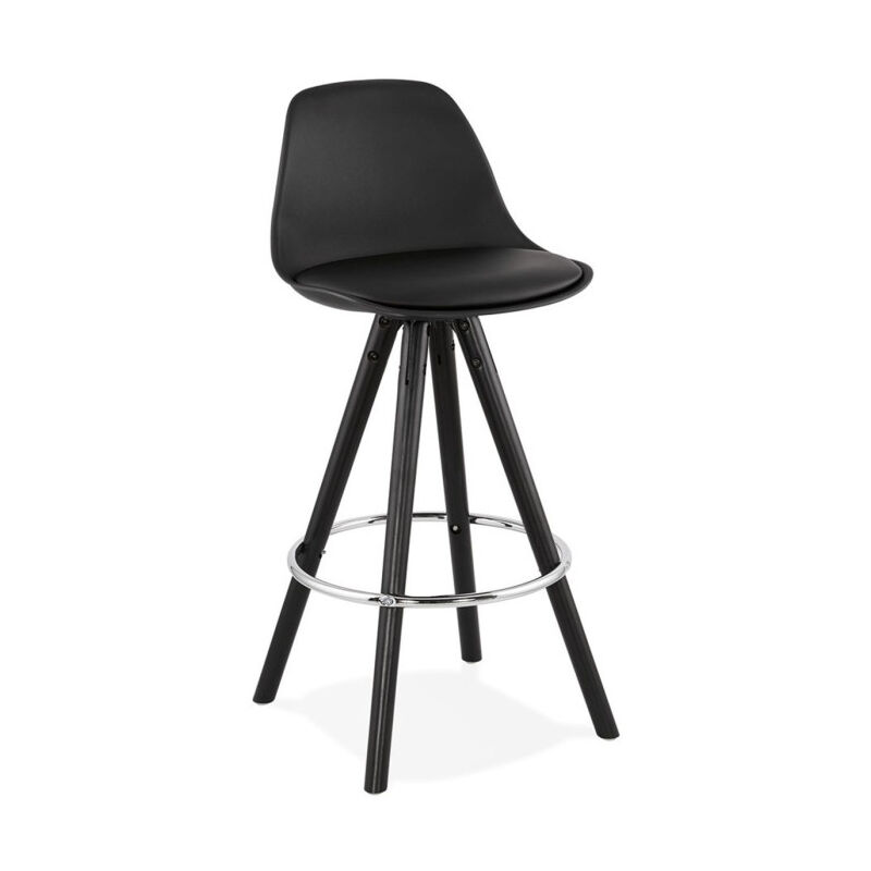 Paris Prix - Tabouret de Bar Design 'Edala' 85cm Noir
