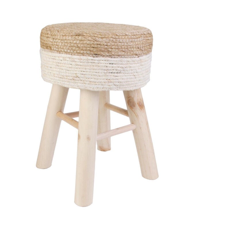 Tabouret Design en Bois 'Lagoon' Naturel