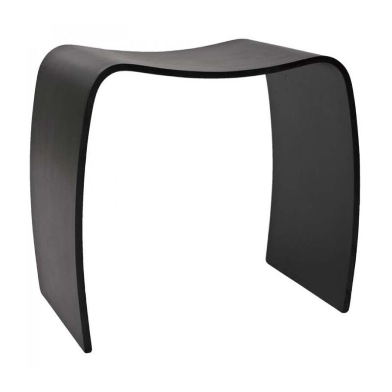 Tabouret Design 'Oméga' 47cm Noir