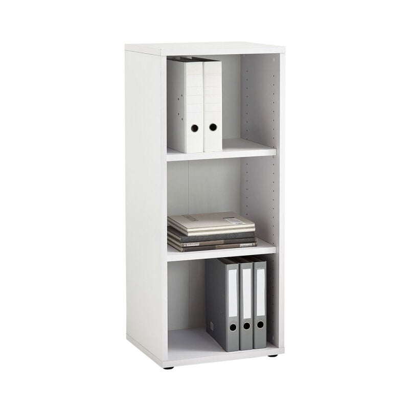 Paris Prix - tagère 3 Niveaux 'Kazed' 113cm Blanc