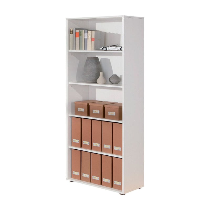 Paris Prix - tagère 5 Niveaux 'Delnice' 180cm Blanc