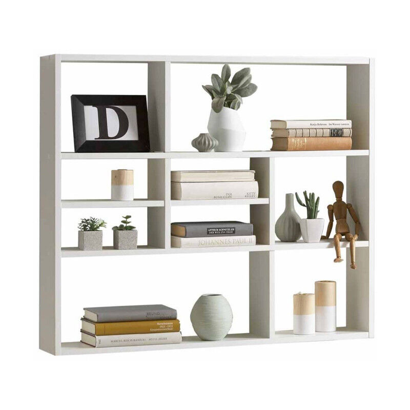 Étagère Murale Design "Liloun" 90cm Blanc