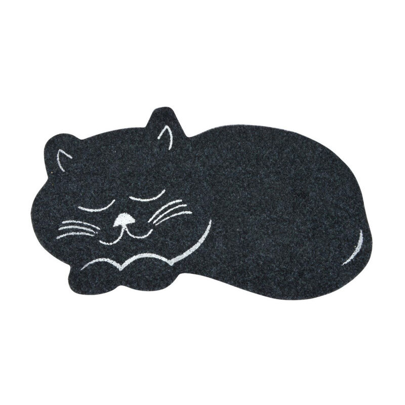 Tapis de Repas pour Chat 'Feutrine' 60cm Noir Tapis de Repas pour Chat 'Feutrine' 60cm Noir