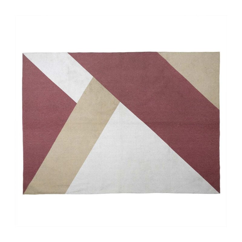 Paris Prix - Tapis de Salon 'Géométrique' 120x170cm Nude