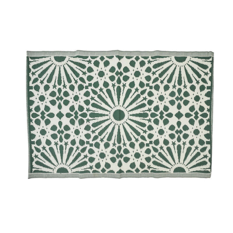 Tapis Déco Imprimé 'Patio' 120x180cm Vert