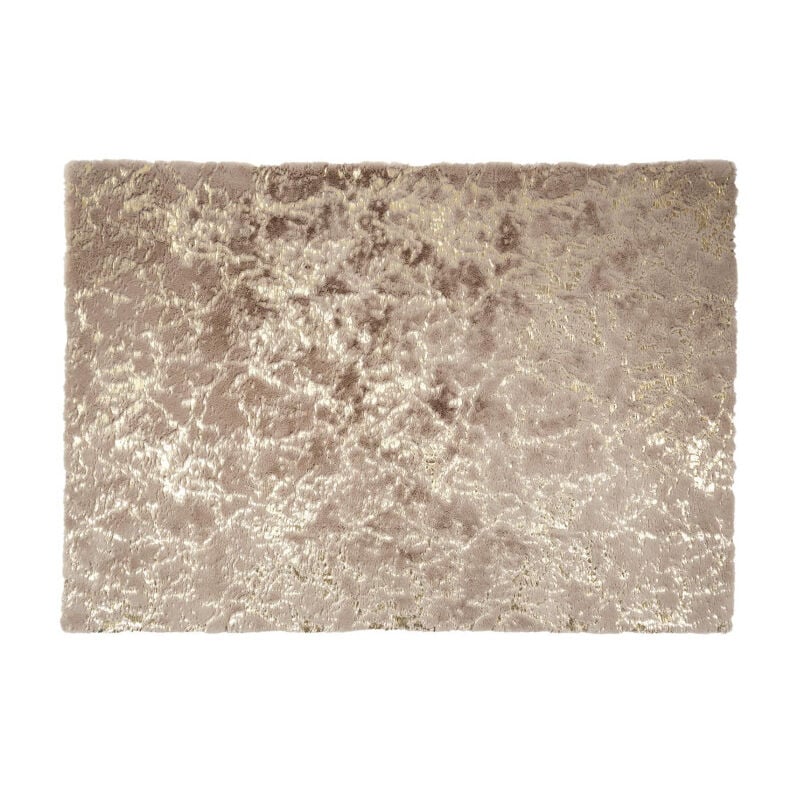 Tapis Imitation Fourrure "Negrada" 120x170cm Taupe