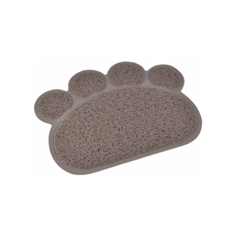 Tapis Repas pour Chien & Chat 'Pattes' 40cm Taupe Tapis Repas pour Chien & Chat 'Pattes' 40cm Taupe
