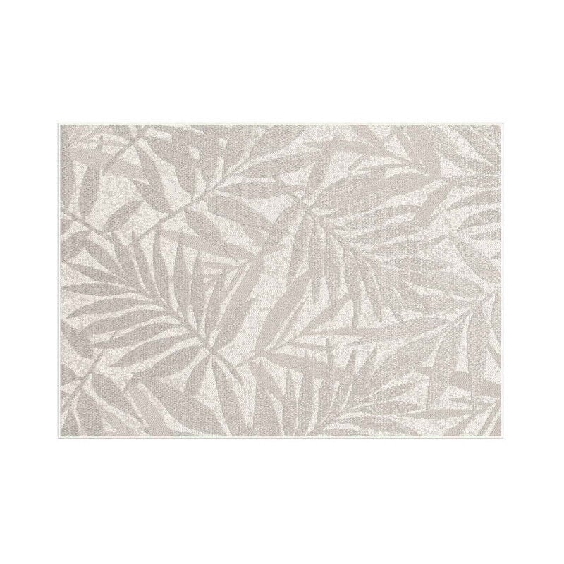 Paris Prix - Tapis Tissé Déco 'Palmyre' 120x170cm Naturel