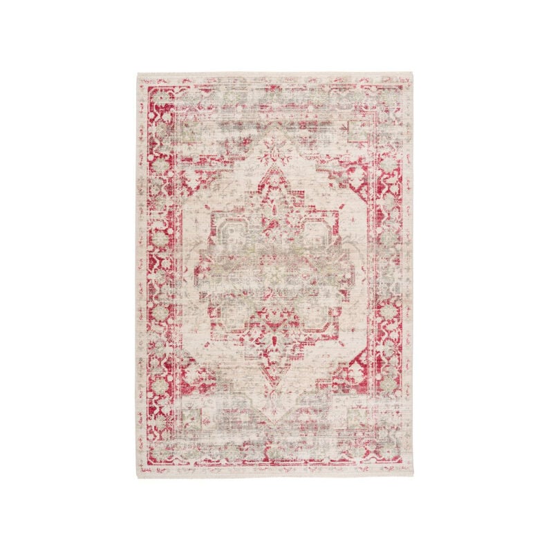Tapis Vintage à Poils Courts "Baroque I" Multicolore 120 x 170 cm