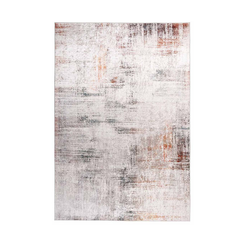 Paris Prix - Tapis Vintage à Poils Plats 'Rhodin' Crème 160 x 230 cm