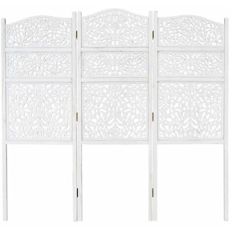 Paris Prix - Tête De Lit En Bois romantique 140cm Blanc