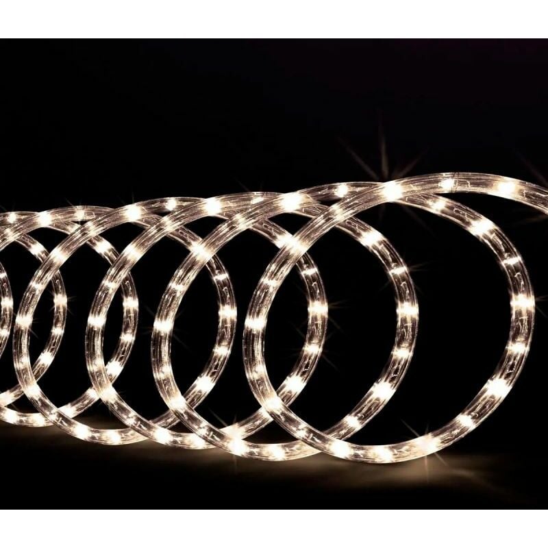 Tube Lumineux Led Extérieur techno 10m Blanc Chaud - Paris Prix