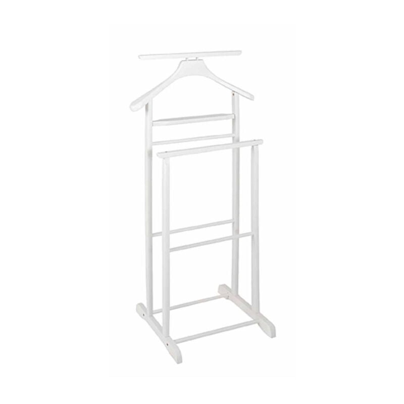 Valet de Chambre en Bois 'Veoh' 102cm Blanc