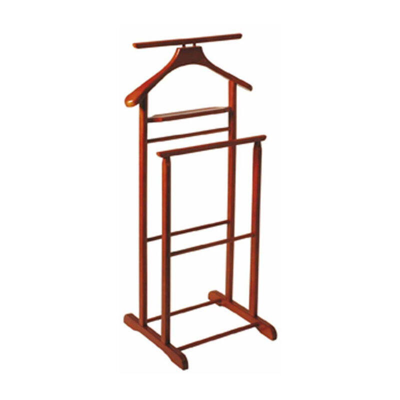 Valet de Chambre en Bois 'Veoh' 102cm Cerisier