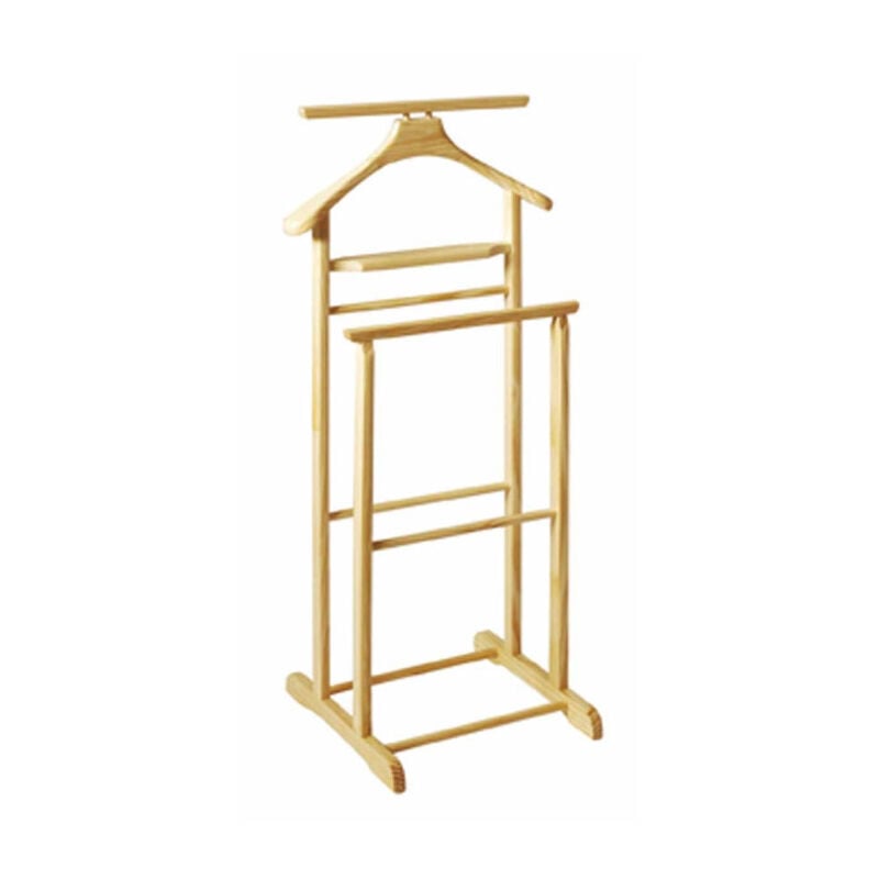 Valet de Chambre en Bois 'Veoh' 102cm Naturel