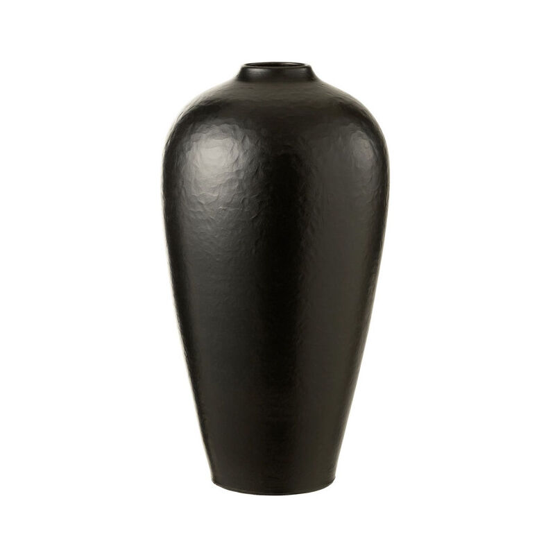 Paris Prix - Vase Déco Poterie 'Ying' 50cm Noir