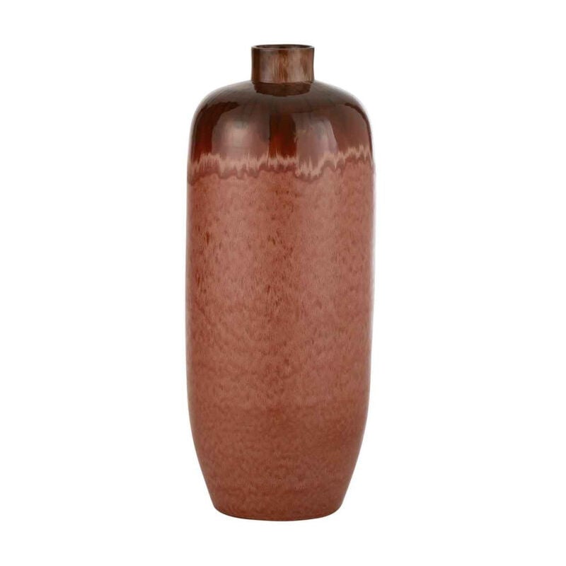 Paris Prix - Vase Design en Céramique 'Aline' 90cm Rouge